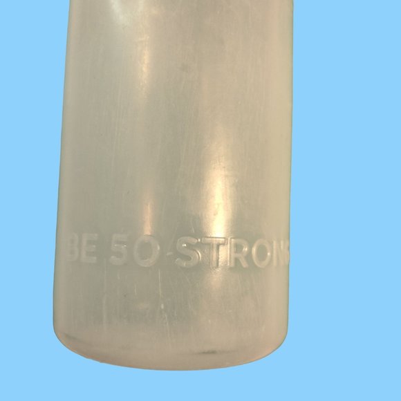 Be 50 Strong Bicycle Water Bottle Bike Sports Hydration Plastic - Picture 2 of 7